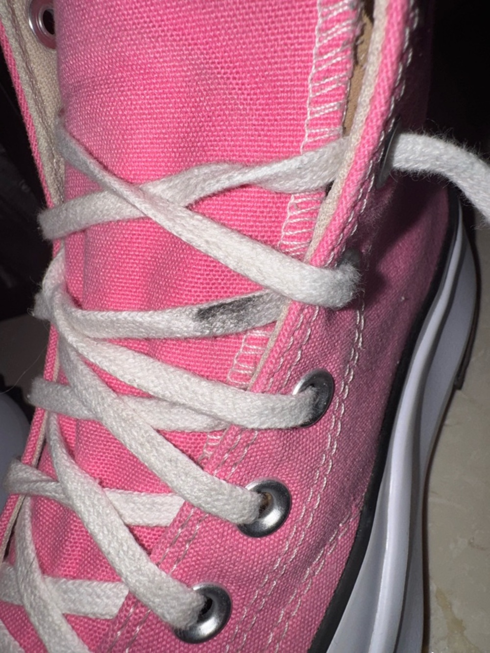 Pink Converse Run Star Hike Platform High Top Sneakers fits size 7 -Women’s 6 - Picture 13 of 16
